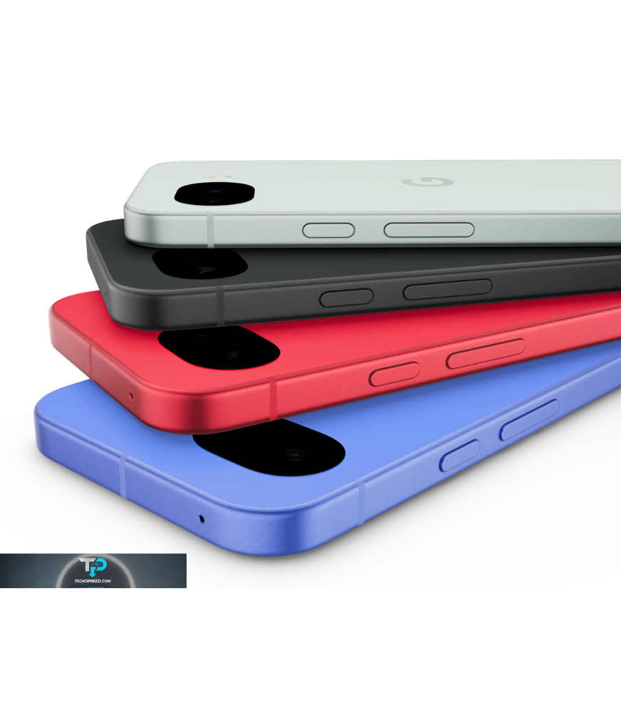 Fotografia in primo piano del nuovo smartphone Google Pixel 10a tenuto in mano, che mostra il display OLED acceso e il design compatto durante il mio test all'aperto.